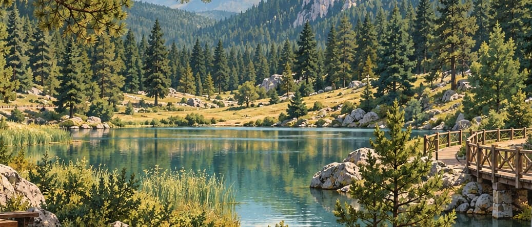 Illustration of Kuyuluk Nature Park, Mersin