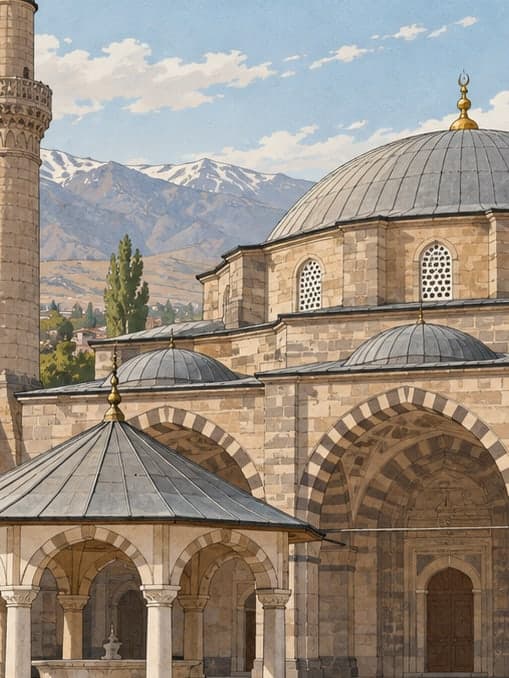 Illustration of Lala Mustafa Paşa Mosque, Erzurum