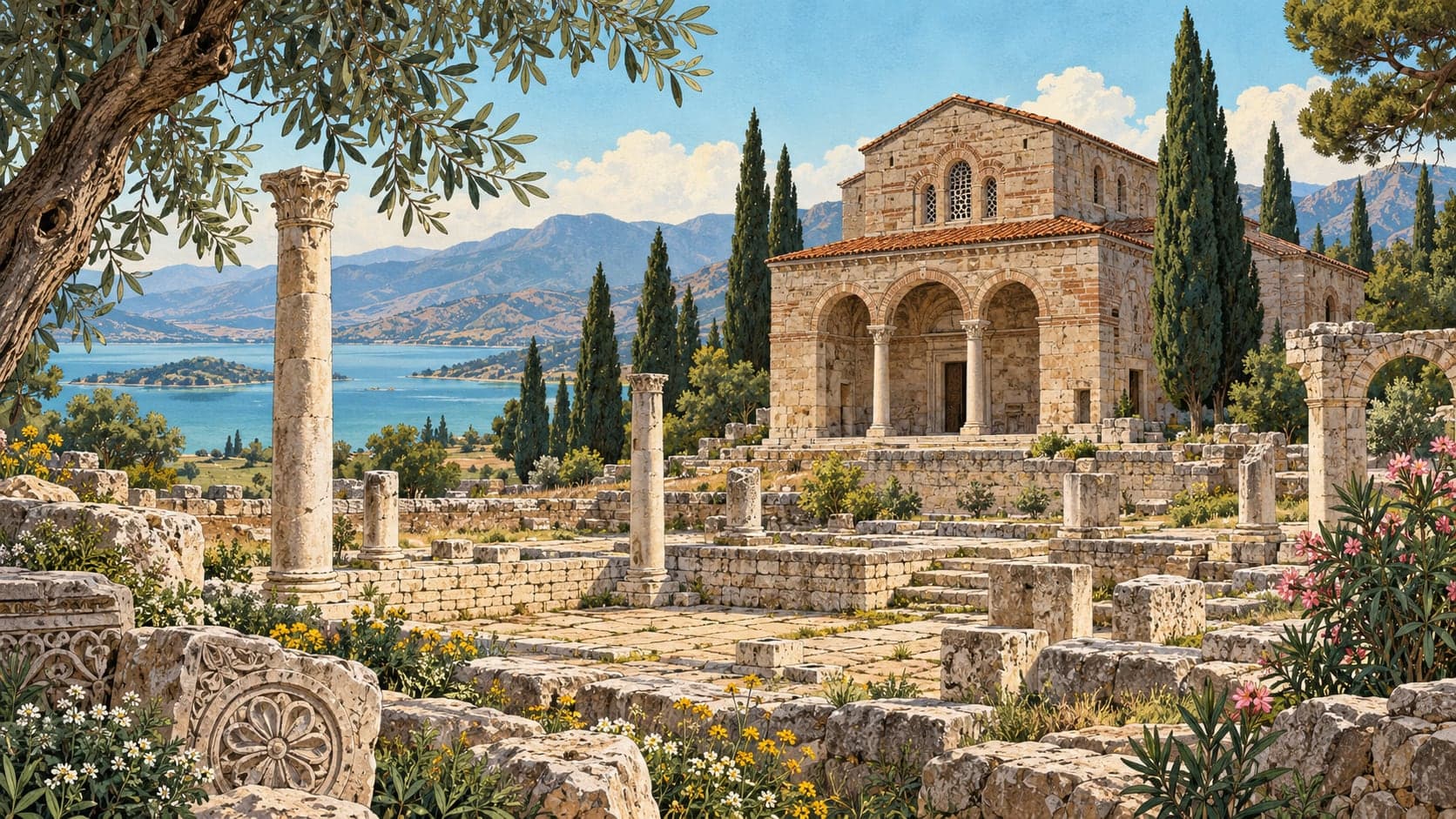 Illustration of Lisinia Doğa, Burdur