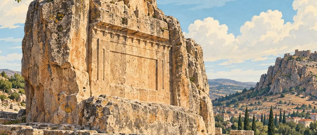 Illustration of Maltaş Frig Monument, Afyonkarahisar