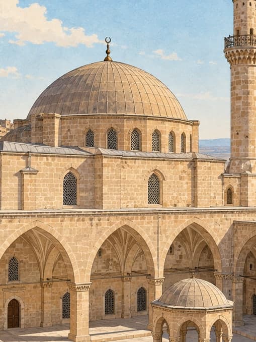Illustration of Mardin Great Mosque, Mardin