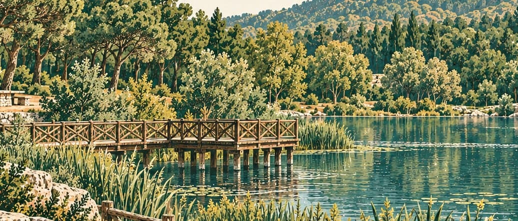 Illustration of Mehmet Akif Ersoy Nature Park, İstanbul