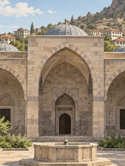 Illustration of Mehmet Paşa Mosque, Amasya