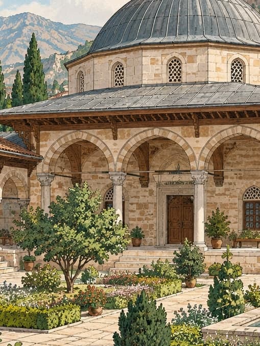 Illustration of Mevlevi Lodge, Tokat