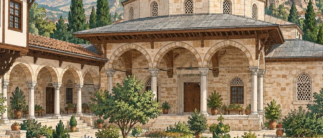 Illustration of Mevlevi Lodge, Tokat