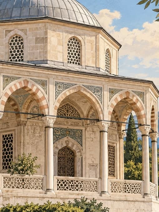 Illustration of Mihrişah Valide Sultan Tomb, İstanbul