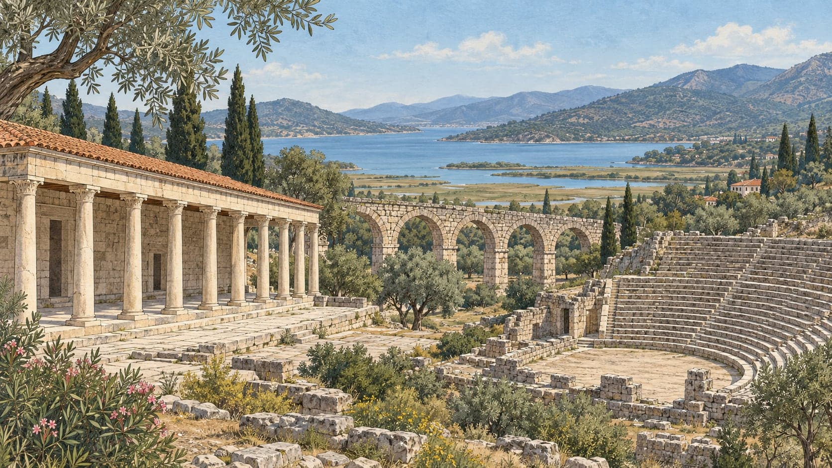 Illustration of Milas Boğaziçi Village, Muğla