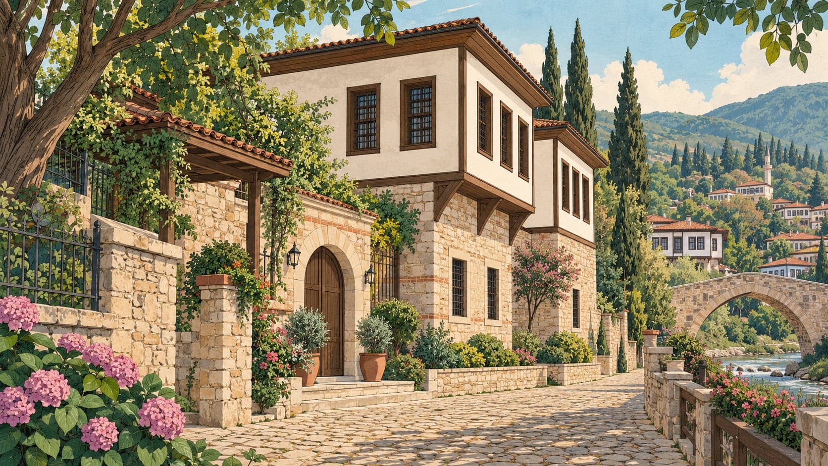 Illustration of Misi Intangible Cultural Heritage Museum, Bursa