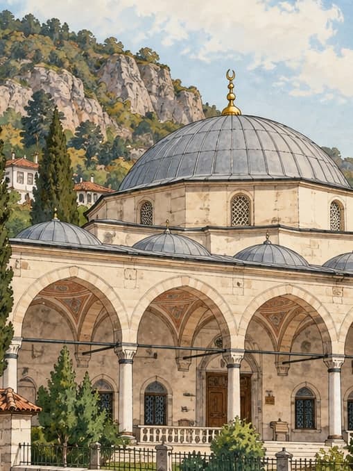 Illustration of Mudurnu Yıldırım Bayezid Mosque, Bolu