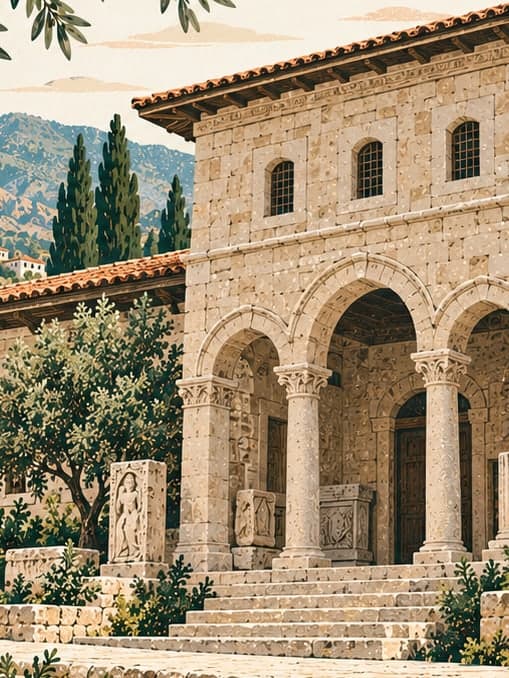 Illustration of Muğla Museum, Muğla