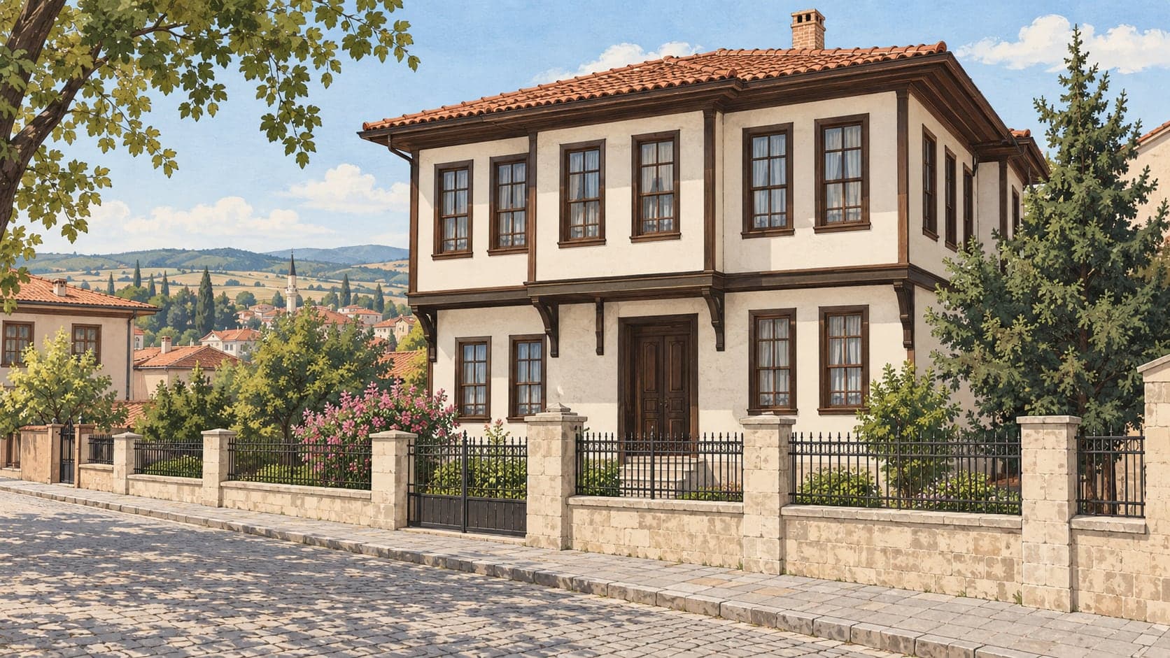 Illustration of Muratlı Atatürk House, Tekirdağ