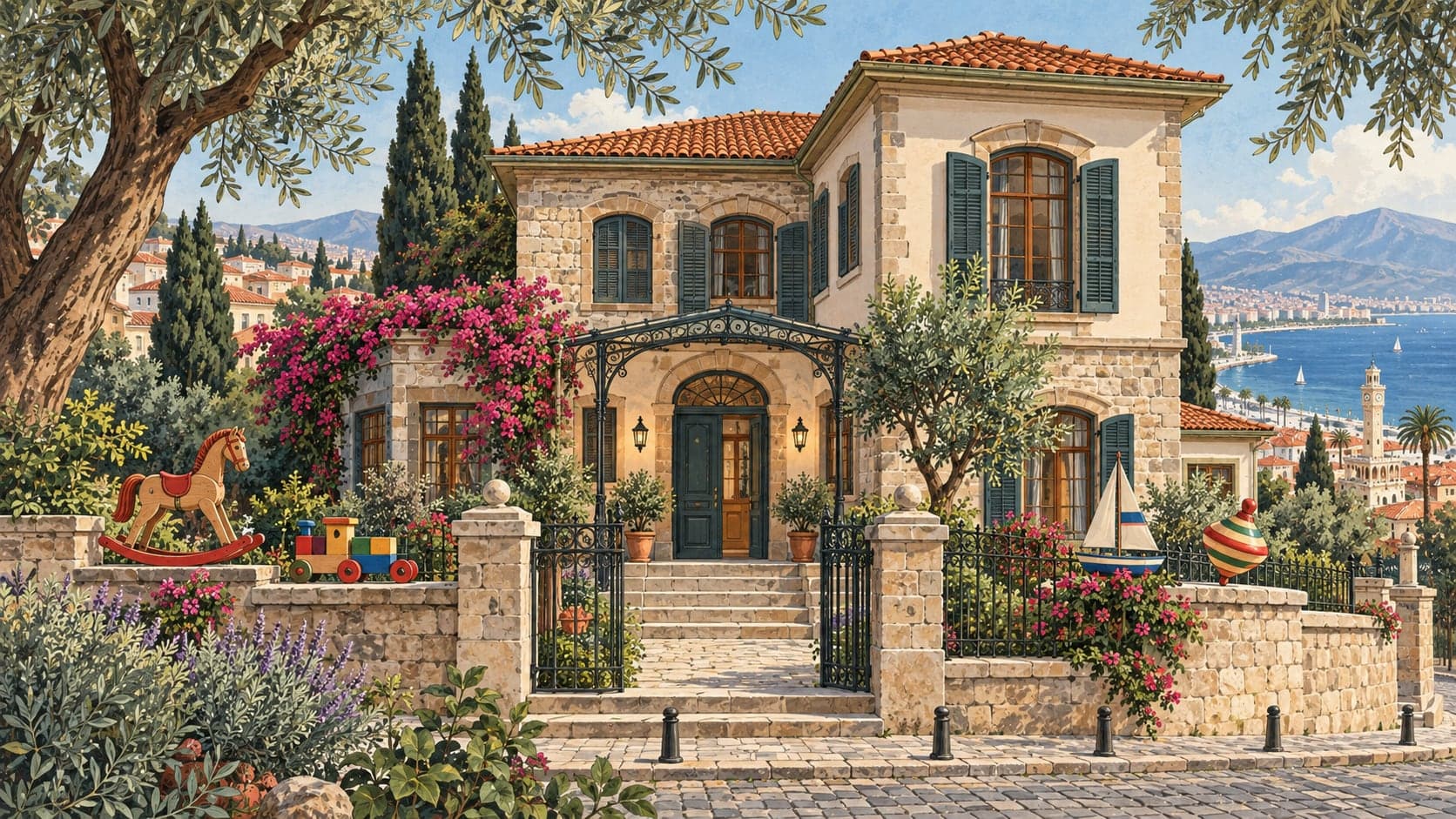 Illustration of Musa Baran Children's Toys Museum, İzmir