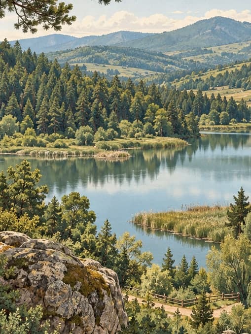 Illustration of Musaözü Nature Park, Eskişehir