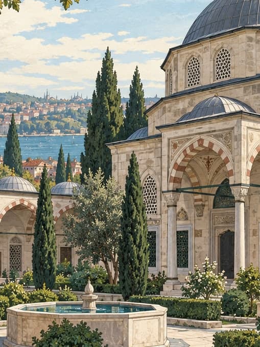Illustration of Nakkaş Hasan Paşa Tomb, İstanbul
