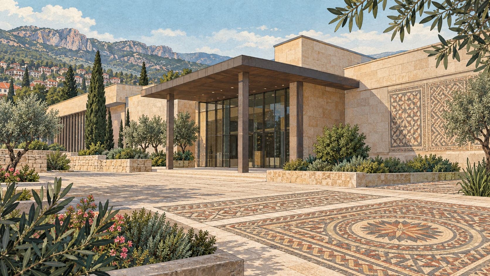 Illustration of Necmi Asfuroğlu Archaeological Museum, Hatay