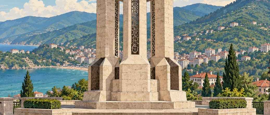 Illustration of Nihat Bey Monument, Giresun