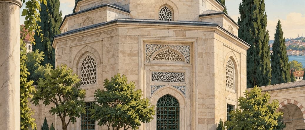 Illustration of Nişancı Mehmed Paşa Tomb, İstanbul