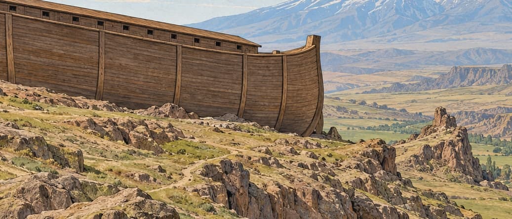 Illustration of Nuh'un Gemisi, Ağrı