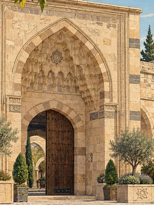 Illustration of Obruk Han Caravanserai Rumi Taste and Scent Museum, Konya