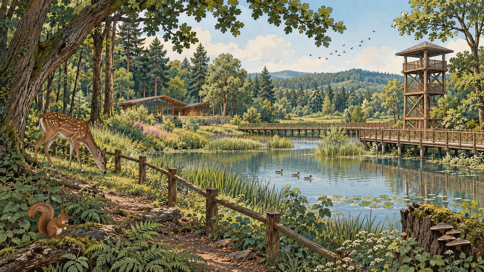 Illustration of Ormanya Nature Park, Kocaeli