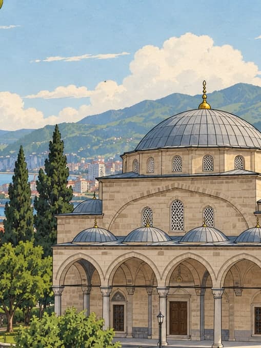 Illustration of Ortahisar Mosque, Trabzon