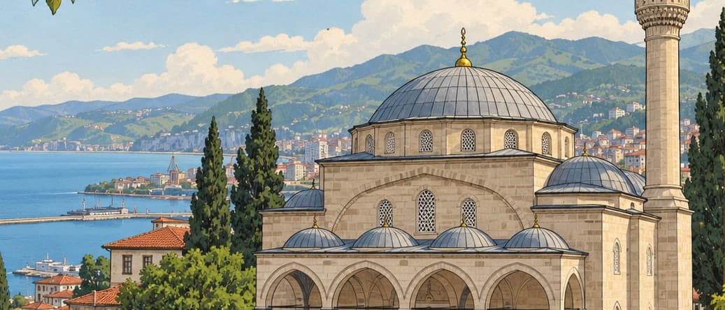 Illustration of Ortahisar Mosque, Trabzon