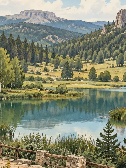 Illustration of Oymalık Nature Park, Sivas