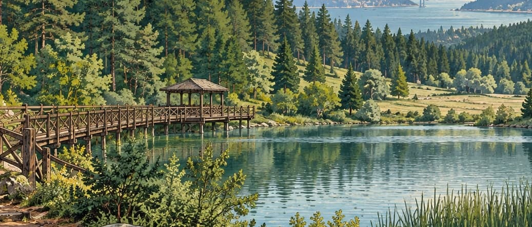 Illustration of Park Forest Nature Park, İstanbul
