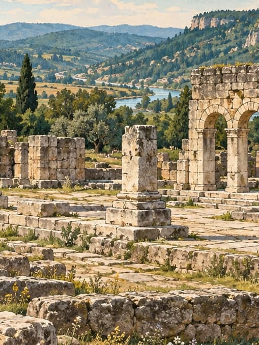 Illustration of Pompeipolis Ancient City, Kastamonu