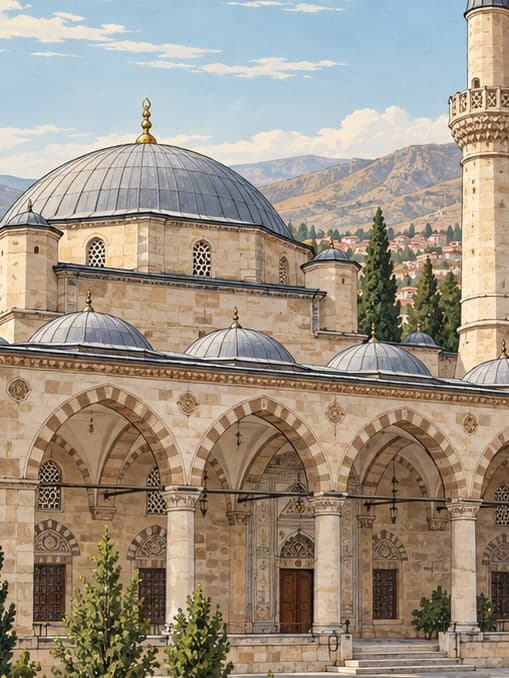 Illustration of Rahmaniye Mosque, Niğde