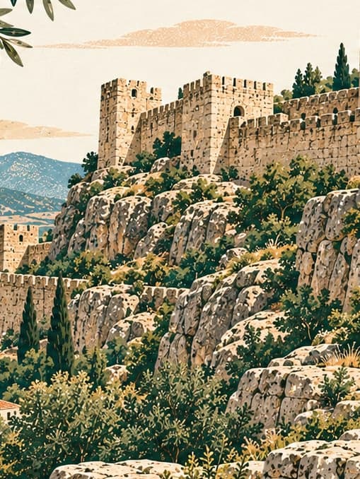 Illustration of Ravanda Castle, Kilis