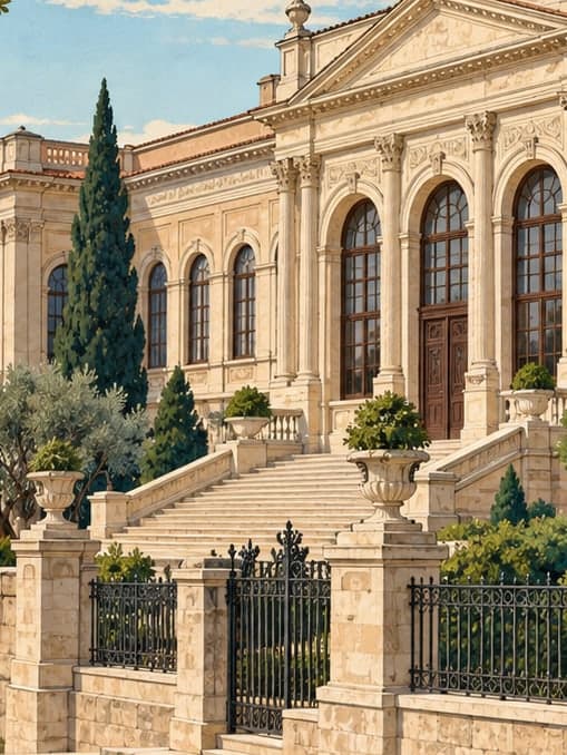 Illustration of Painting Museum, İstanbul