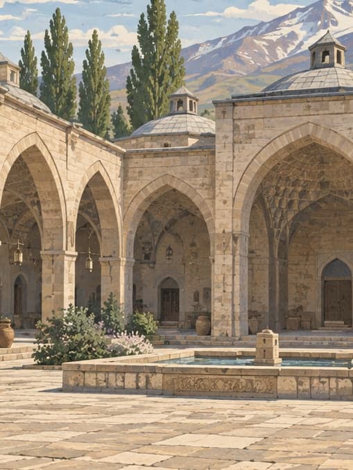 Illustration of Rüstem Paşa Caravanserai, Erzurum