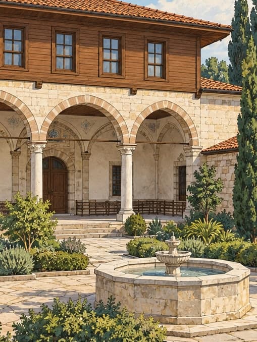 Illustration of Sadi Dervish Lodge Kuvayi Milliye Museum, Samsun
