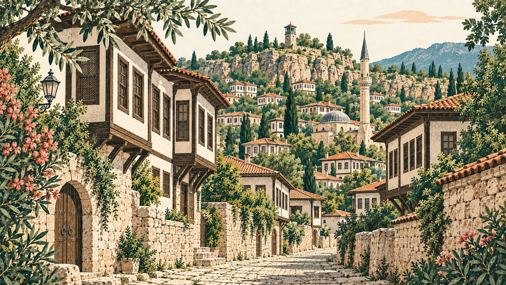 Illustration of Safranbolu Şehri, Karabük