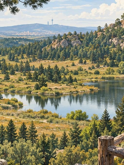 Illustration of Şahinler Nature Park, Ankara