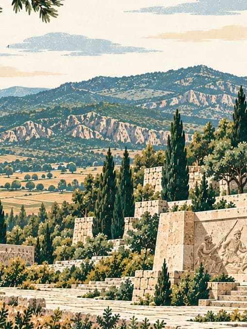 Illustration of Sakarya Meydan Muharebesi Historical National Park, Ankara
