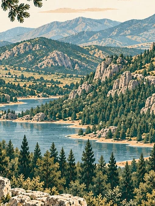 Illustration of Sarıçalı Mountain National Park, Ankara
