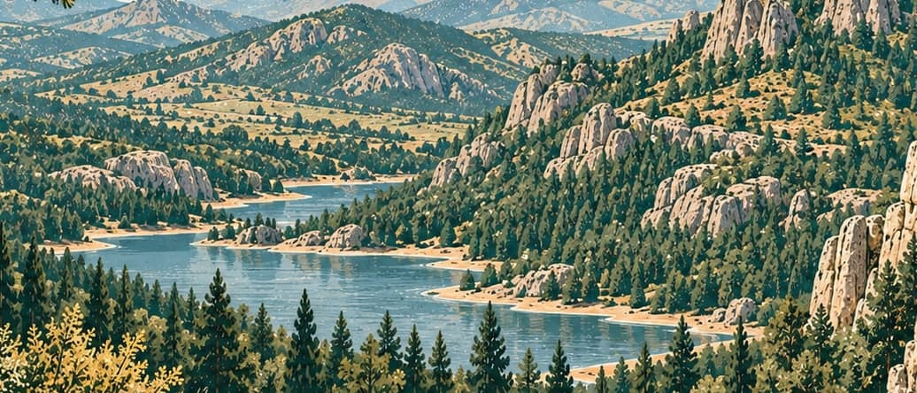 Illustration of Sarıçalı Mountain National Park, Ankara