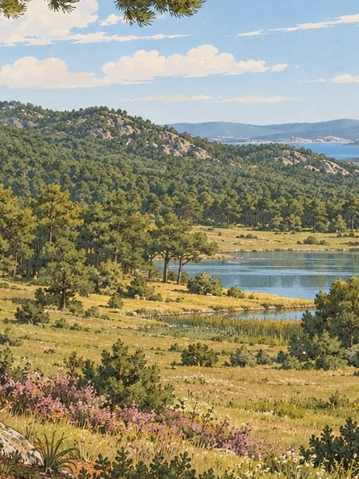 Illustration of Sarımsaklı Nature Park, Balıkesir