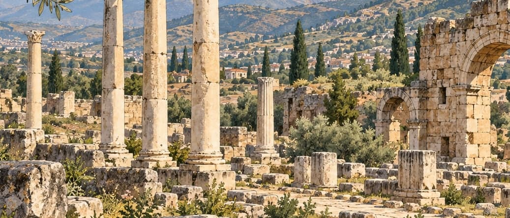 Illustration of Sebastopolis Ancient City, Denizli