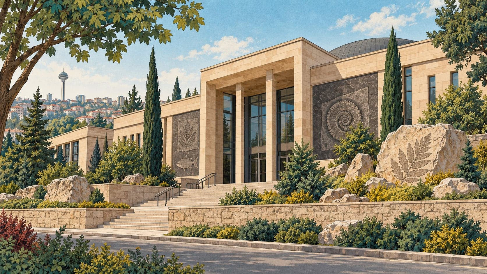 Illustration of Şehit Cuma Dağ Natural History Museum, Ankara