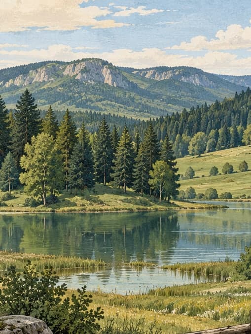 Illustration of Şehit Şerifebacı Nature Park, Kastamonu