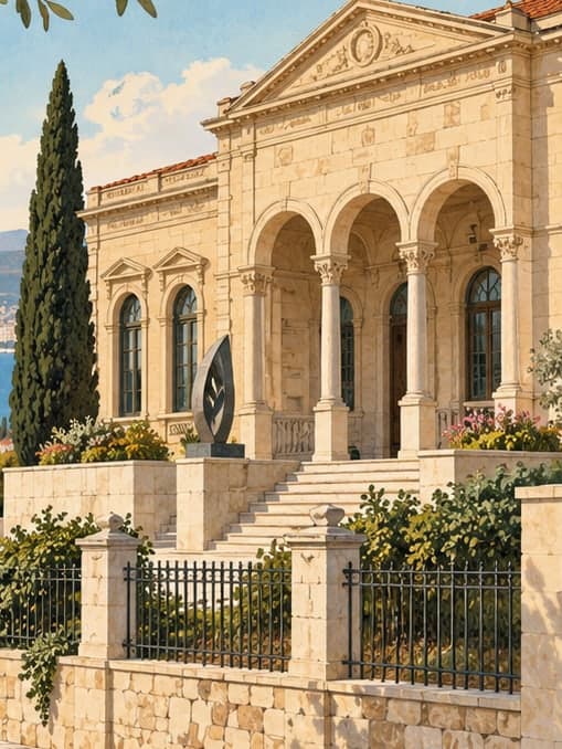 Illustration of Selçuk Yaşar Painting Museum and Art Gallery, İzmir
