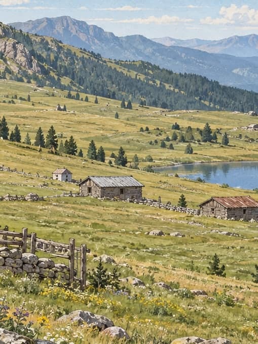 Illustration of Selemen Plateau, Tokat