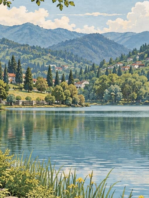 Illustration of Sera Lake Nature Park, Trabzon