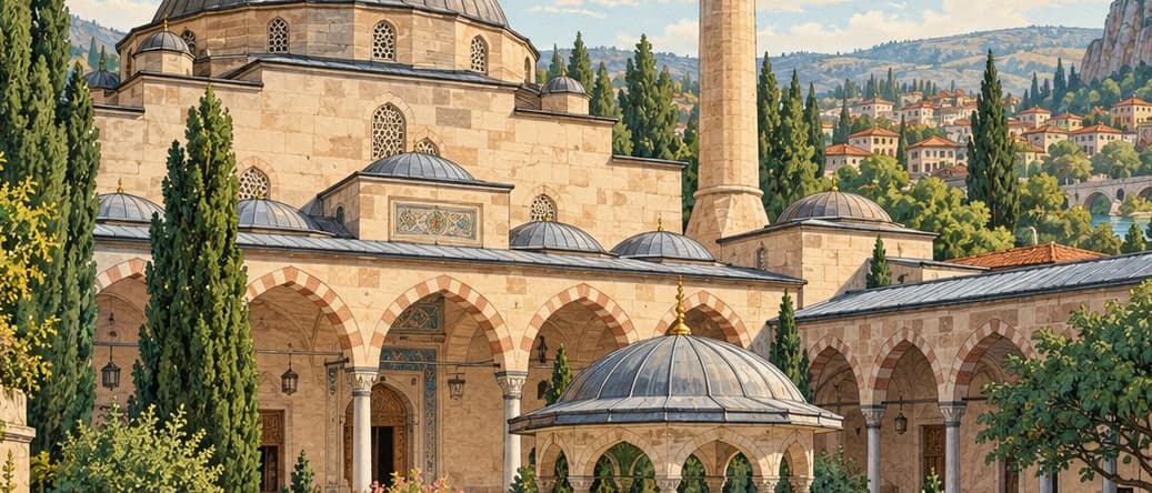 Illustration of Seyyid Battal Gazi Complex, Eskişehir
