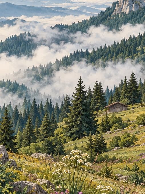 Illustration of Sis Mountain Nature Park, Trabzon