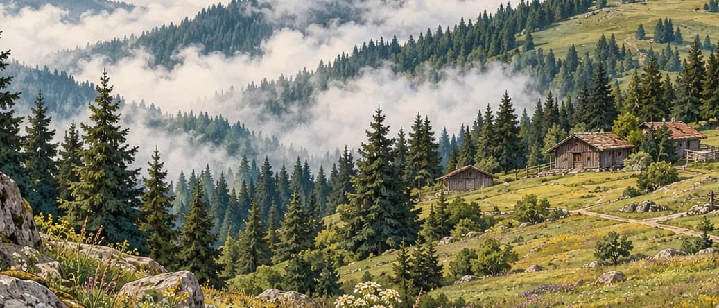 Illustration of Sis Mountain Nature Park, Trabzon