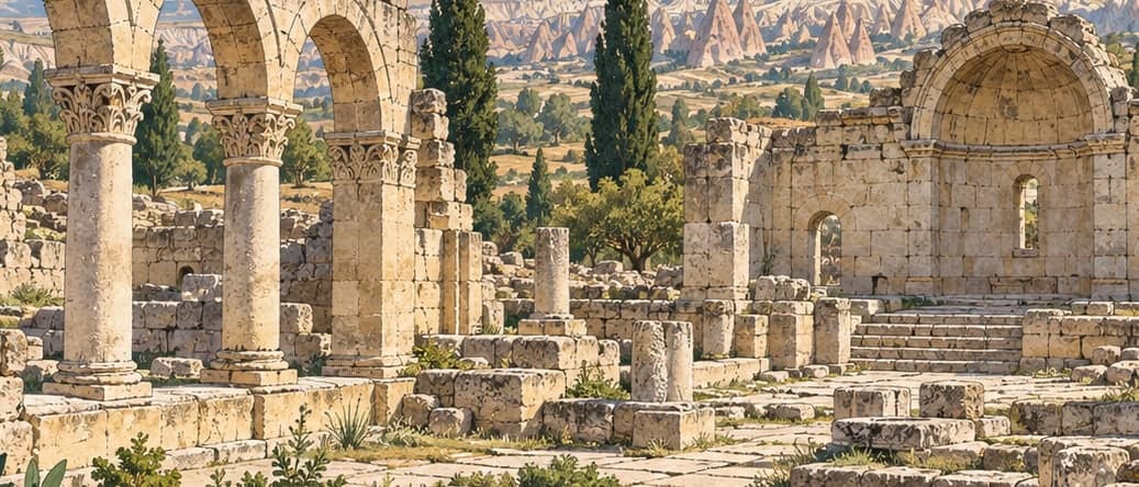 Illustration of Sobesos Ancient City, Nevşehir